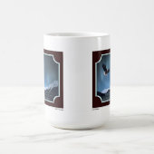 "Flügel der Nacht" Eagle Kaffeetasse (Mittel)