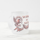 Flügel der Sonnenglas-Tasse Mattglastasse (Vorderseite Links)
