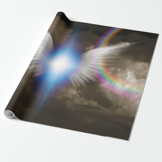 Flügel der weißen Engel Geschenkpapier (Ungerollt)
