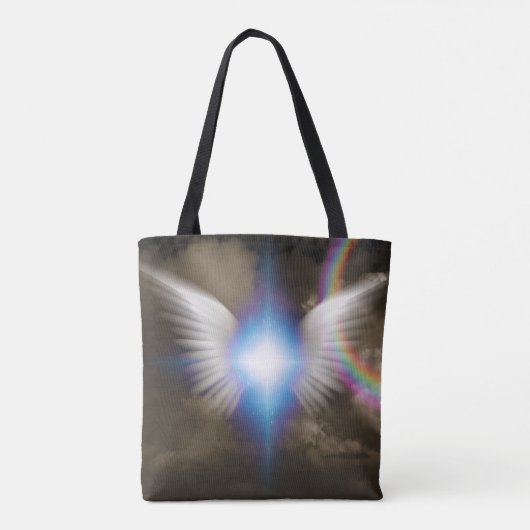 Flügel der weißen Engel Tasche (Rückseite)