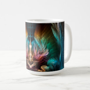 Flügel des Abstrakten Fraktals Artillian Art Kaffeetasse