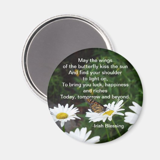 Flügel des Butterfly-Irish Sessing-Magneten Magnet (Vorderseite/Rückseite)