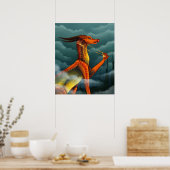 Flügel des Drachenfeuers Poster (Küche)