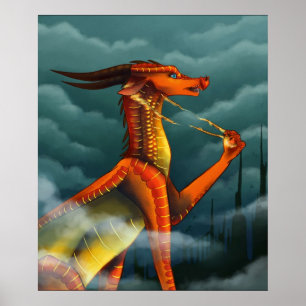 Flügel des Drachenfeuers Poster