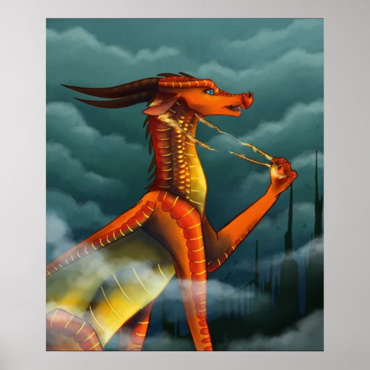 Flügel des Drachenfeuers Poster (Vorne)