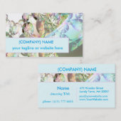 Flügel des Engels-Amethyst abstrakten Visitenkarte (Vorne/Hinten)