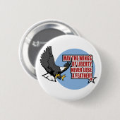 Flügel des Freiheitsknopfes Button (Vorne & Hinten)