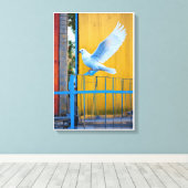 Flügel des Friedens Leinwanddruck (Insitu (Holzboden))