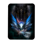 Flügel des hellen Fotos Magnet (Vertikal)