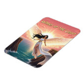 Flügel des Lichts - Angelic Sunrise Magnet (Linke Seite)