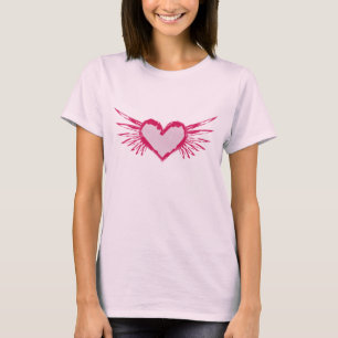 Flügel des Liebegrunge-Art-T - Shirt