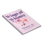 Flügel des Whimsy Spiral-Notebooks Notizblock (Rechte Seite)