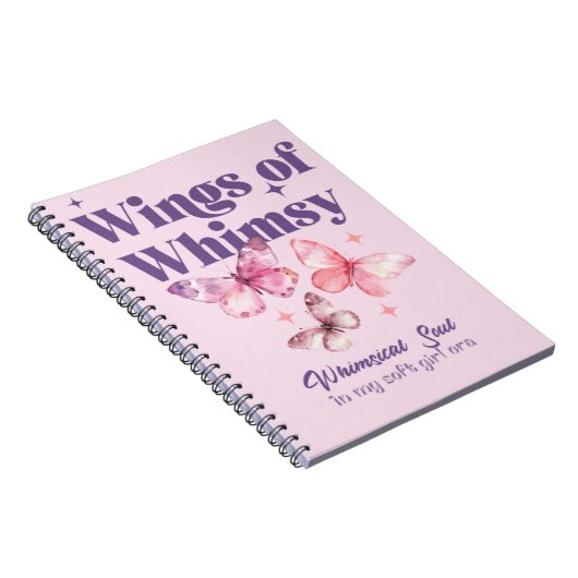 Flügel des Whimsy Spiral-Notebooks Notizblock (Rechte Seite)