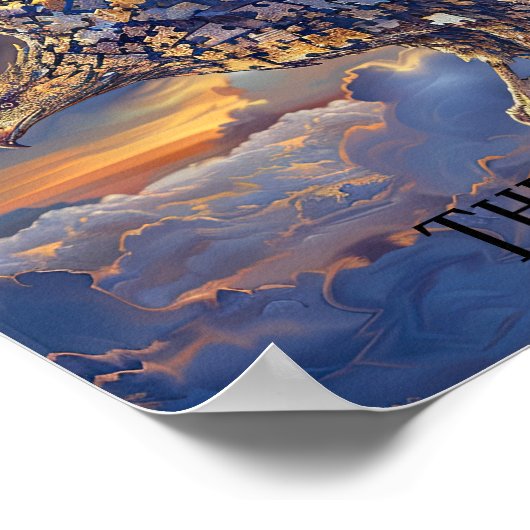 Flügel des Windenadlerpuzzles Poster (Ecke)