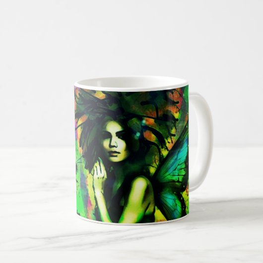 Flügel einer Märchen Kaffeetasse (VorderseiteRechts)