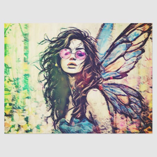 Flügel einer Märchen Seidenpapier (Vorderseite)