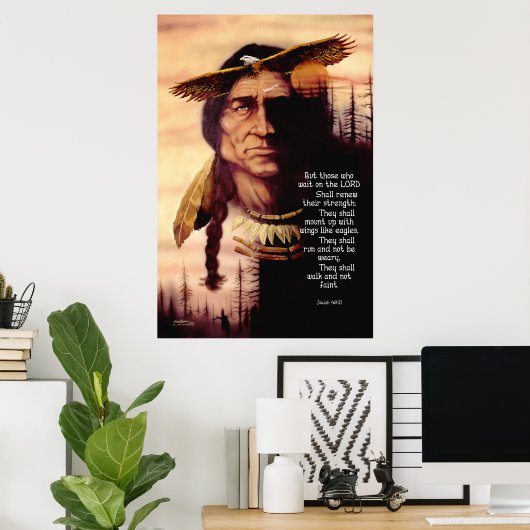 Flügel eines Adlers Poster (Heimbüro)