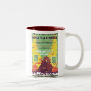 Flügel eines Jahrhunderts Chicago Weltmesse Zweifarbige Tasse