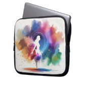 Flügel eines Regenbogens-Souls Laptopschutzhülle (Vorderseite Links)