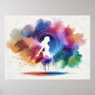 Flügel eines Regenbogens-Souls Poster