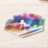 Flügel eines Regenbogens-Souls Untersetzer (angewinkelt)