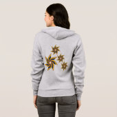 Flügel Flora Hoodie (Schwarz voll)
