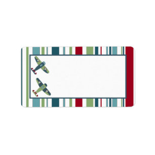 Flügel-Flugzeug-Postsendung-Adressen-Etikett Adressaufkleber