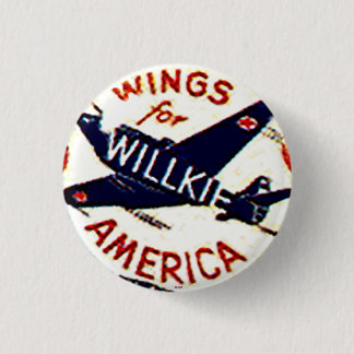 Flügel für Willkie - Button