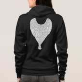 Flügel Hoodie (Rückseite)