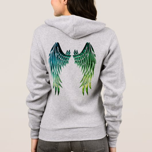 Flügel Hoodie (Rückseite)