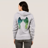 Flügel Hoodie (Schwarz voll)