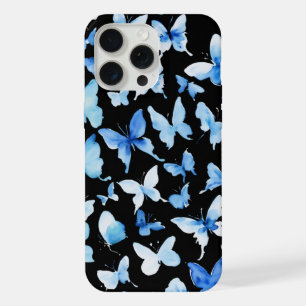 Flügel in Blau: Elegantes Schmetterlingsdesign" iPhone 15 Pro Max Hülle