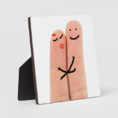 Flügel in der Liebe Fotoplatte (Vorderseite)