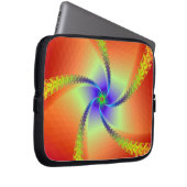 Flügel in Rot und Gelb Laptopschutzhülle (Vorne Rechts)