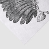 Flügel-Kram-Zeitschrift Decoupage Blatt Seidenpapier (Detail)