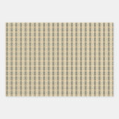 Flügel mit dunkelgrünem Feststoff Geschenkpapier Set (Vorderseite)