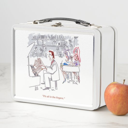 Flügel mit weißer Lunchbox (Beispiel)