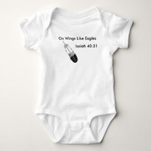 Flügel mögen Eagles, Baby Strampler