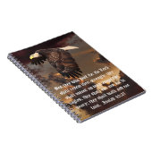 FLÜGEL MÖGEN EAGLES- - JESAJA-40:31 NOTIZBLOCK (Rechte Seite)