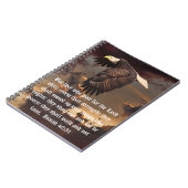 FLÜGEL MÖGEN EAGLES- - JESAJA-40:31 NOTIZBLOCK (Linke Seite)