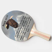 FLÜGEL MÖGEN EAGLES TISCHTENNIS SCHLÄGER (Seitenansicht)