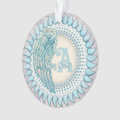 Flügel-Monogramm Ornament (Vorderseite)