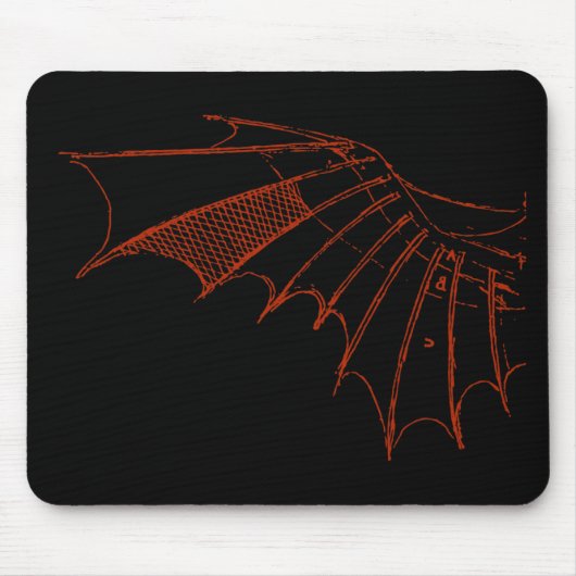 Flügel Mousepad (Vorne)