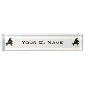 Flügel Namensplakette (Vorderseite)