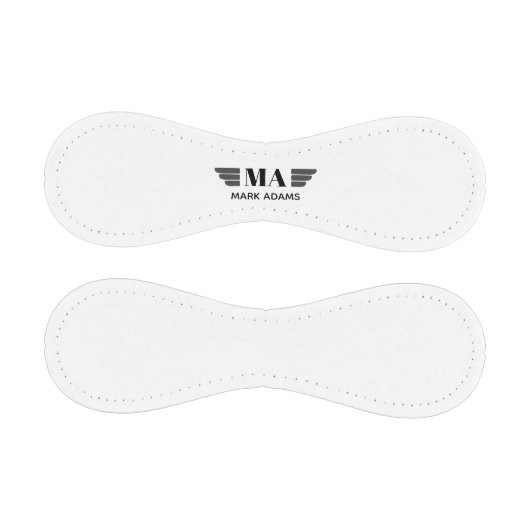 Flügel Personalisiert Monogramm Baseball (Paneele)