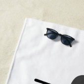 Flügel Personalisiert Monogramm Strandtuch (Beispiel)