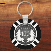 Flügel - Poker Chip Schlüsselanhänger (Vorderseite)