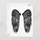 Flügel Postkarte (Vorne/Hinten)