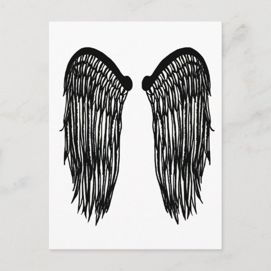 Flügel Postkarte (Vorderseite)