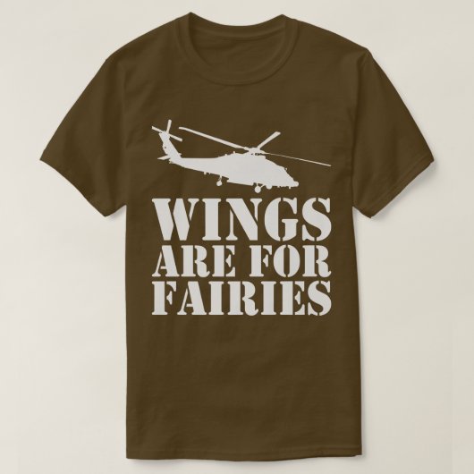 Flügel sind für FairiesAvitation Aviator Hubschrau T-Shirt (Design vorne)